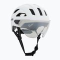 Cyklistická helma UVEX Stride Visor white matt/lite mirror silver