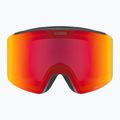 Lyžařské brýle UVEX Ignite FM S3 black matt/mirror red 2