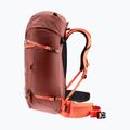 Lezecký batoh Deuter Guide 34+8 l redwood/papaya 4