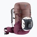 Turistický batoh deuter Futura 24 l SL ash rose/blackcurrant 8