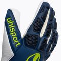 Dětské brankářské rukavice uhlsport Hyperact Supersoft HN modro-bílé 101123601 3
