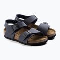 Dětské sandály BIRKENSTOCK New York Birkibuc Narrow navy 3