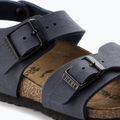 Dětské sandály BIRKENSTOCK New York Birkibuc Narrow navy 6