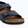 Dětské sandály BIRKENSTOCK New York Birkibuc Narrow navy 7