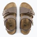 Dětské sandály BIRKENSTOCK New York Birkibuc Narrow mocha 4