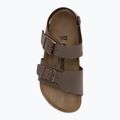 Dětské sandály BIRKENSTOCK New York Birkibuc Narrow mocha 5