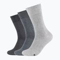 Pánské ponožky Skechers Basic 3 páry light grey melange