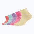 Dětské ponožky Skechers Mesh Ventilation Quarter 5 párů rainbow
