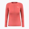 Dámské termo tričko longsleeve  Salewa Zebru Med Warm AMR fluo coral