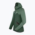 Pánská fleecová mikina Salewa Puez Melange PL FZ Hoody zelená 00-0000027386 2