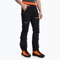 Salewa pánské softshellové kalhoty Sella DST Lights black 00-0000028474