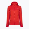 Salewa dámská trekingová mikina Agner Polarlite s kapucí červená 00-0000028558