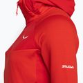 Salewa dámská trekingová mikina Agner Polarlite s kapucí červená 00-0000028558 4