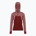 Salewa Puez Hybrid PL FZ Hoody dámská fleecová mikina červená 00-0000027389