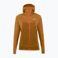 Dámská trekingová mikina Salewa Puez Hybrid PL FZ Hoody golden brown melange