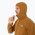 Pánská fleecová mikina Salewa Nuvolo EN golden brown melange 4