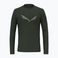 Pánské trekingové tričko longsleeve Salewa Solidlogo Dry dark olive