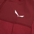 Dětská treková mikina  Salewa Agner Melange PL FZ Hoody syrah 3