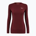 Dámské termo tričko Longsleeve Salewa Cristallo Warm AMR syrah