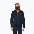 Pánská trekingová mikina Salewa Puez Rocca Polarlite Hood navy blazer