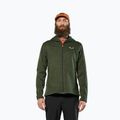 Pánská treková mikina Salewa Puez Rocca Polarlite Hood dark olive