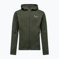 Pánská treková mikina Salewa Puez Rocca Polarlite Hood dark olive 5