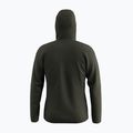 Pánská treková mikina Salewa Puez Rocca Polarlite Hood dark olive 7