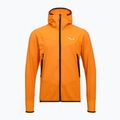 Pánská trekingová mikina Salewa Agner Hybrid PL/DST FZ Hoody turmeric melange/0910