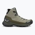 Pánské trekové boty Salewa Puez Leather Mid Ptx shadow / dark olive 2