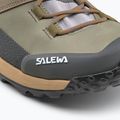 Pánské trekové boty Salewa Puez Leather Mid Ptx bungee cord / onyx 14