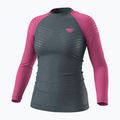 Dámská termoakční mikina DYNAFIT Tour Light Merino magenta 4