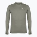 Pánské tričko Longsleeve Salewa Puez Melange Dry faded green melange