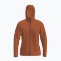 Pánská trekingová mikina Salewa Puez Rocca Polarlite Hood Bombay Brown