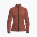 Dámská trekingová mikina Salewa Puez Warm Full Zip etruscan red