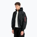 Pánská bunda Alpha Industries MA-1 D-Tec Sleeve Embroidery Bomber black/reflective