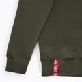 Pánská mikina Alpha Industries Basic Small Logo dark olive 7