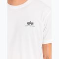 Pánské tričko Alpha Industries Basic Small Logo T-shirt white 5