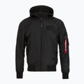 Pánská bunda Alpha Industries MA-1 TT Two Tone Hood black/black 3