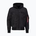 Pánská bunda Alpha Industries MA-1 TT Two Tone Hood black/black 3
