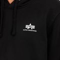 Pánská mikina Alpha Industries Basic Small Logo Hoodie black 6