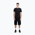 Pánské tričko Alpha Industries Basic Small Logo black/neon orange 2