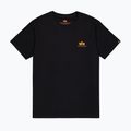 Pánské tričko Alpha Industries Basic Small Logo black/neon orange 5