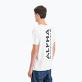 Pánské tričko Alpha Industries Backprint white 5