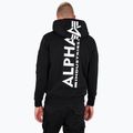 Pánská mikina Alpha Industries Back Print Zip black 3