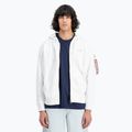 Pánská mikina Alpha Industries Back Print Zip white
