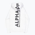 Pánská mikina Alpha Industries Back Print Zip white 9
