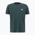 Pánské tričko Alpha Industries Basic Small Logo T-shirt navy green 4