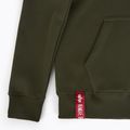 Pánská mikina Alpha Industries Basic Zip SL dark olive 3