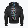 Pánská bunda  Alpha Industries MA-1 ZH Back Print black / rainbow reflective 2