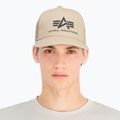 Pánská kšiltovka Alpha Industries Basic Trucker sand 3